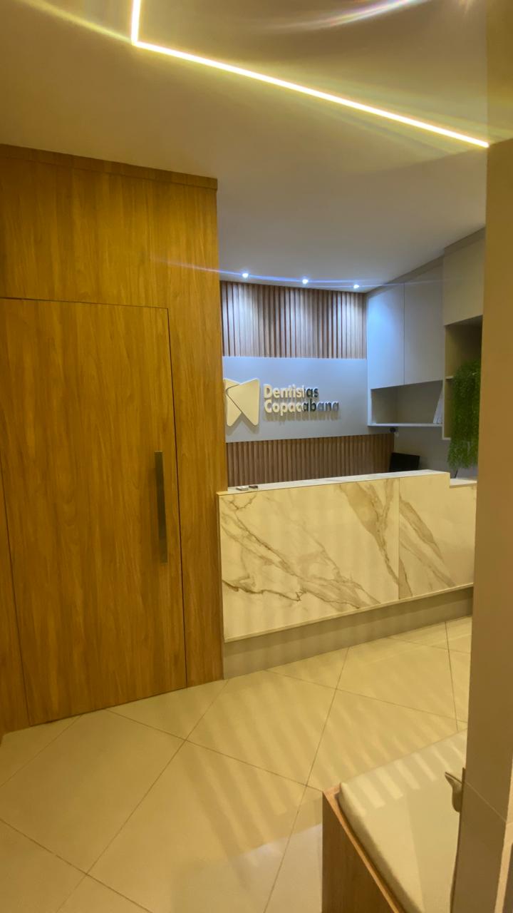 Recepção da Clínica Dentistas Copacabana